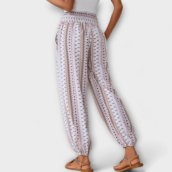 Pantalon imprimé ethnique | Style bohème confortable