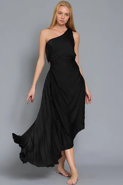 Robe longue asymétrique | Élégance estivale