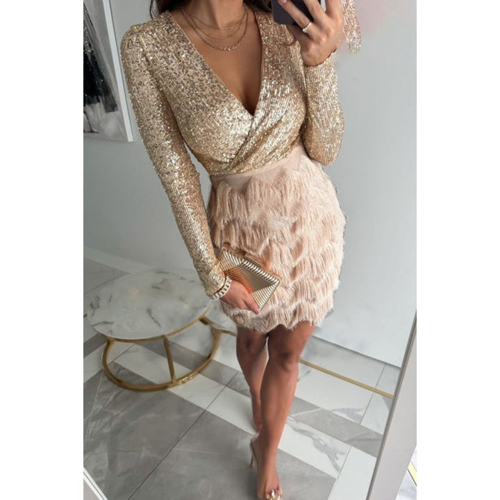 Robe courte à sequins | Idéale pour vos soirées
