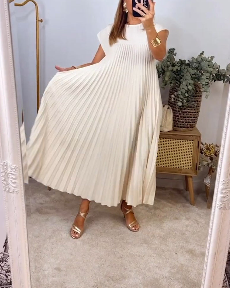 Robe plissée | Élégance fluide pour l'été