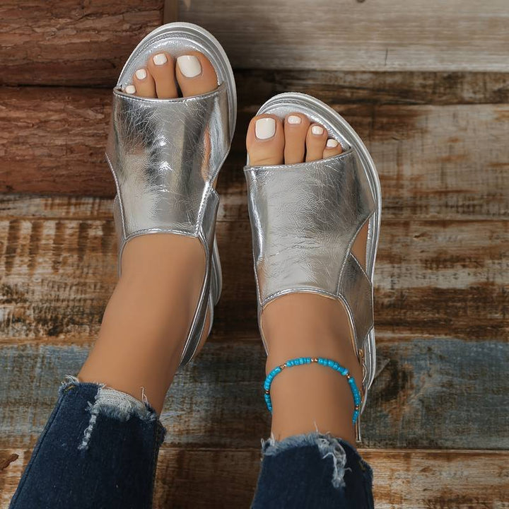 Sandales compensées | Confort chic pour l'été