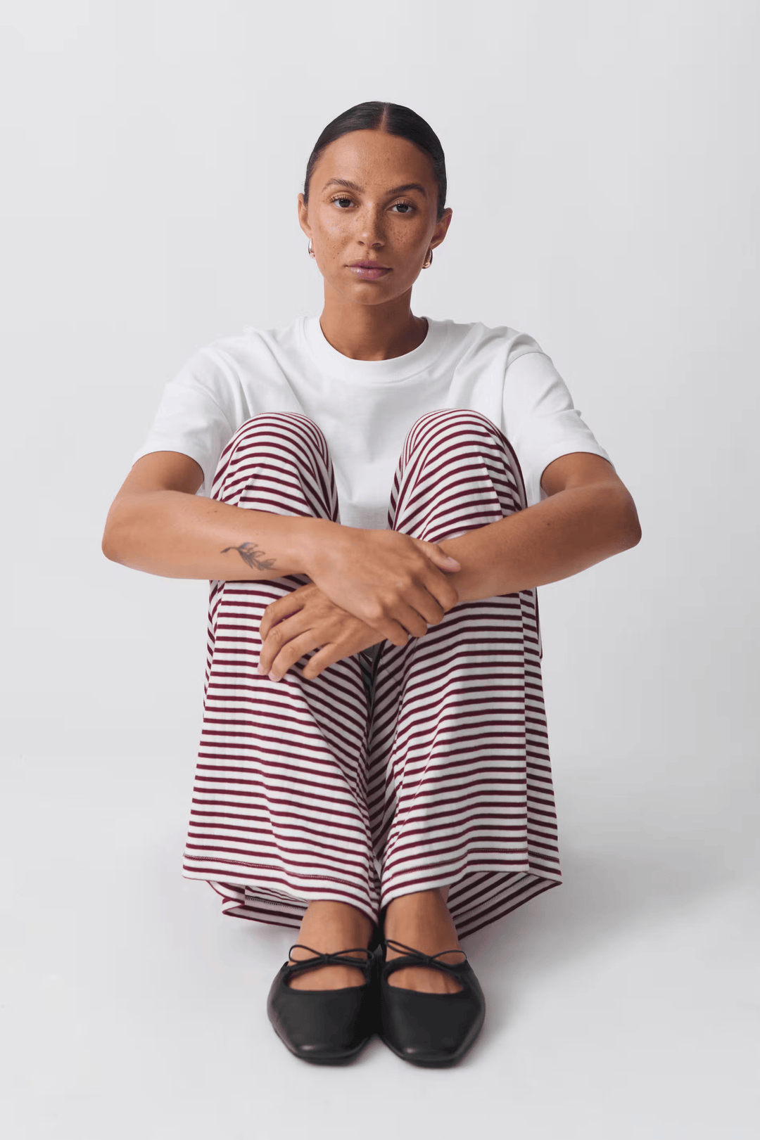 Pantalon Large Rayé | Confort au Quotidien