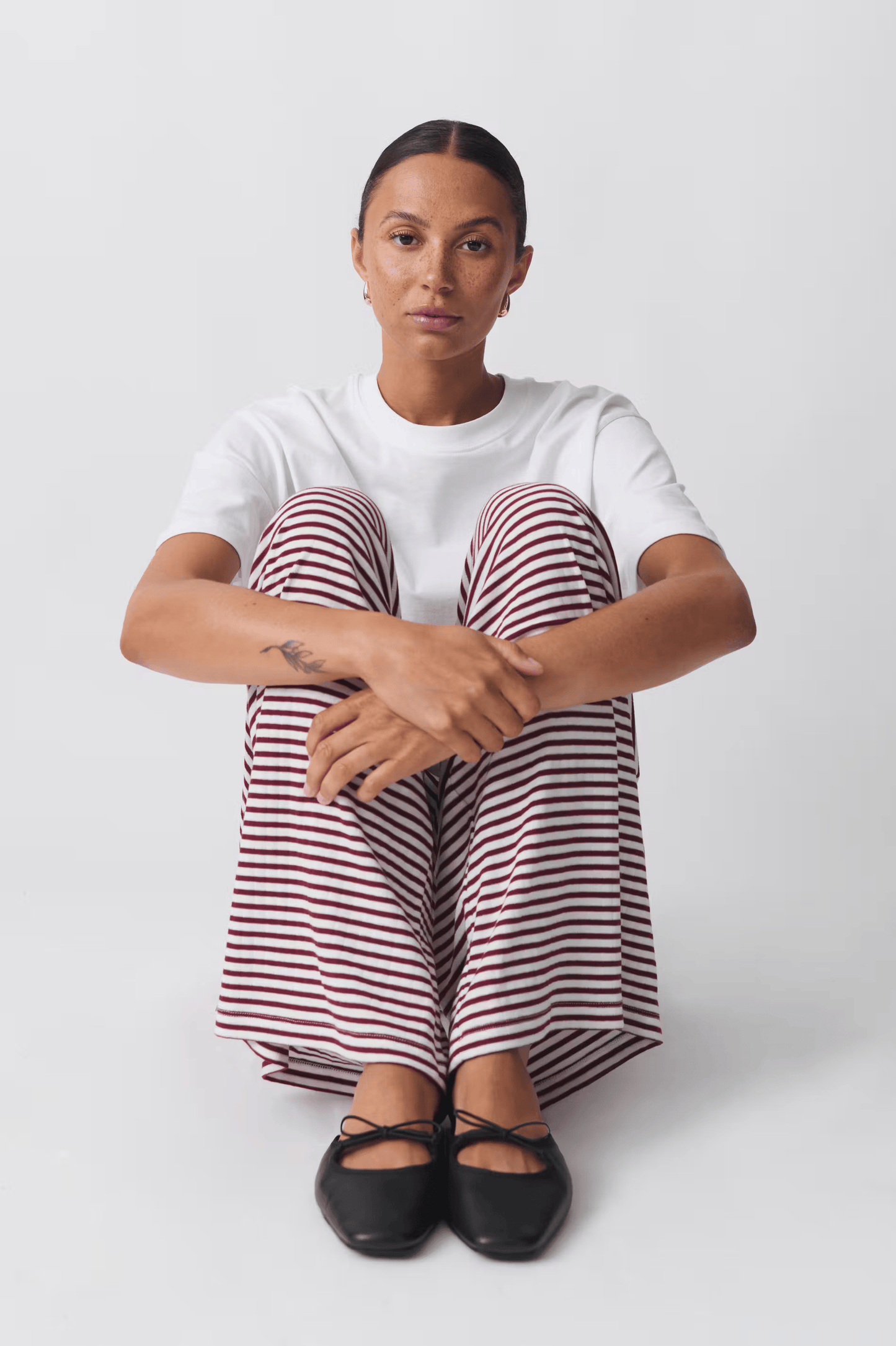 Pantalon Large Rayé | Confort au Quotidien