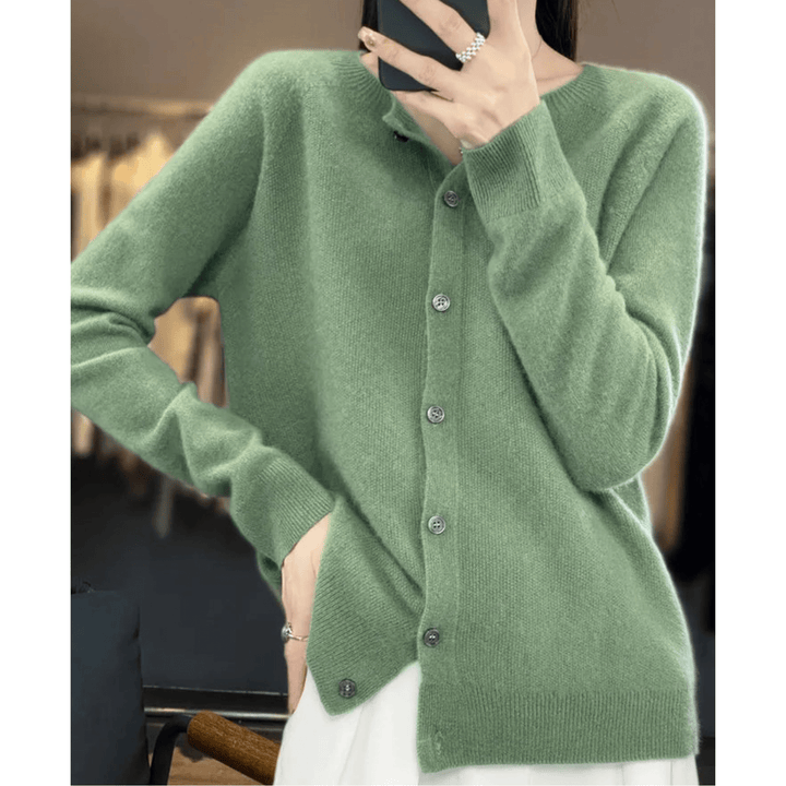 Cardigan à boutons torsadés | Élégance douce au quotidien