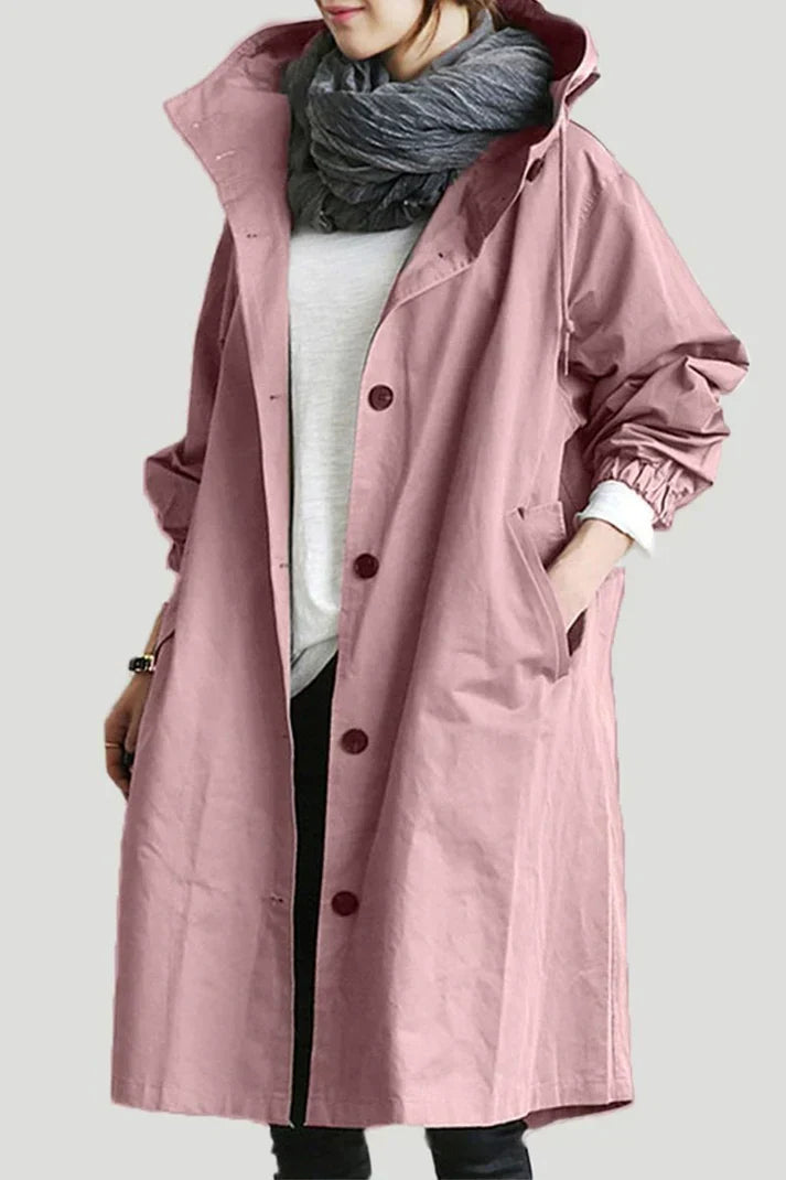 Manteau imperméable à capuche | Protection stylée par temps de pluie