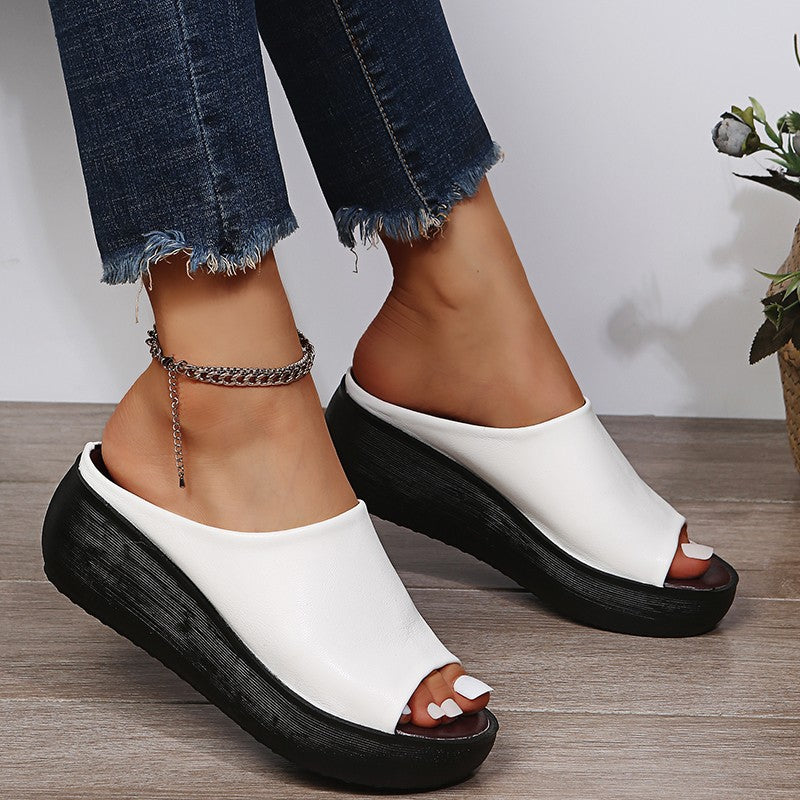 Mules compensées | Confort et style décontracté