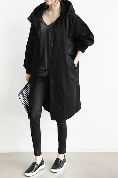 Trench imperméable | Style ample pour mi-saison