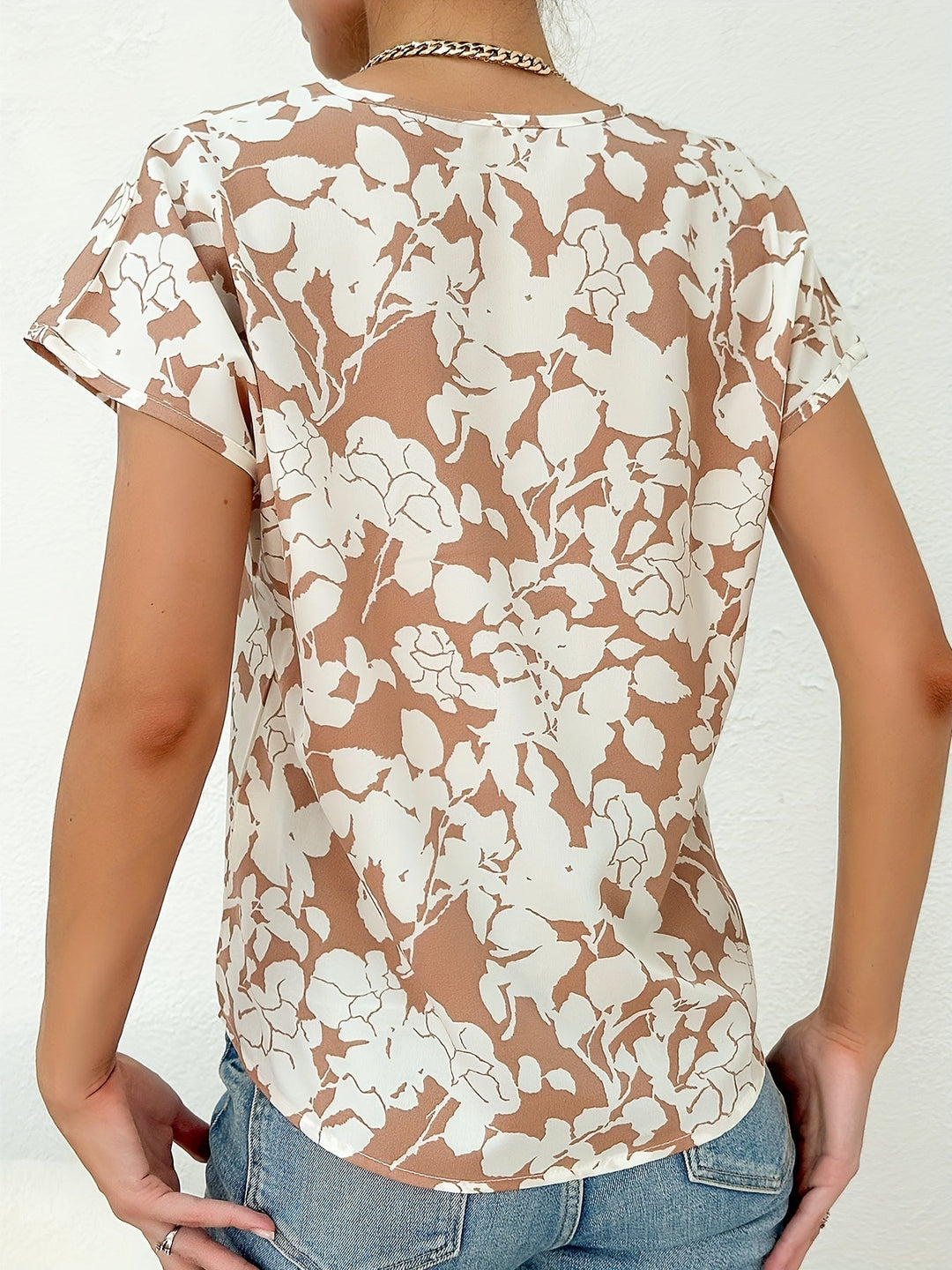 Blouse fluide imprimée | Élégance printanière