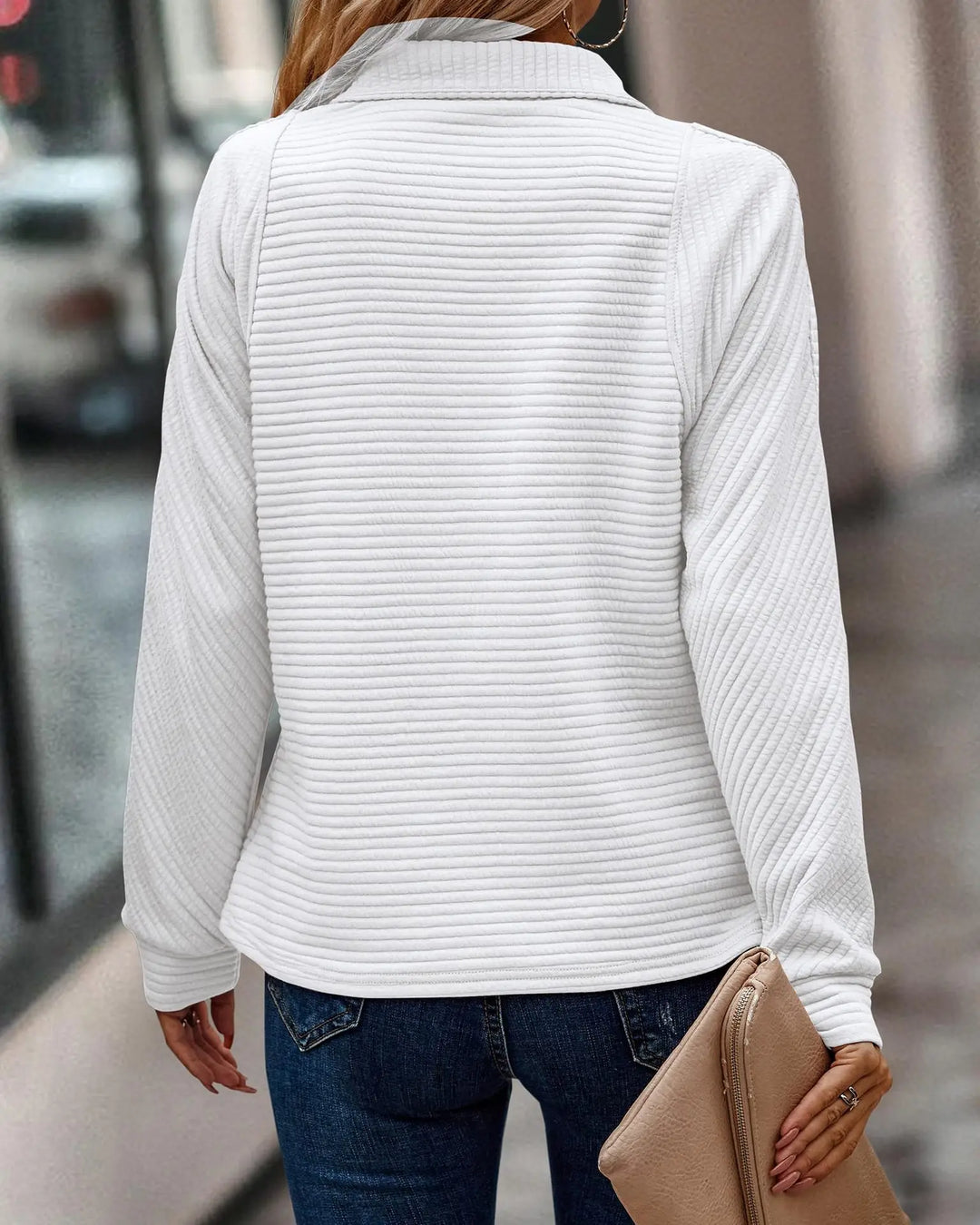 Pull zippé | Confort quotidien élégant