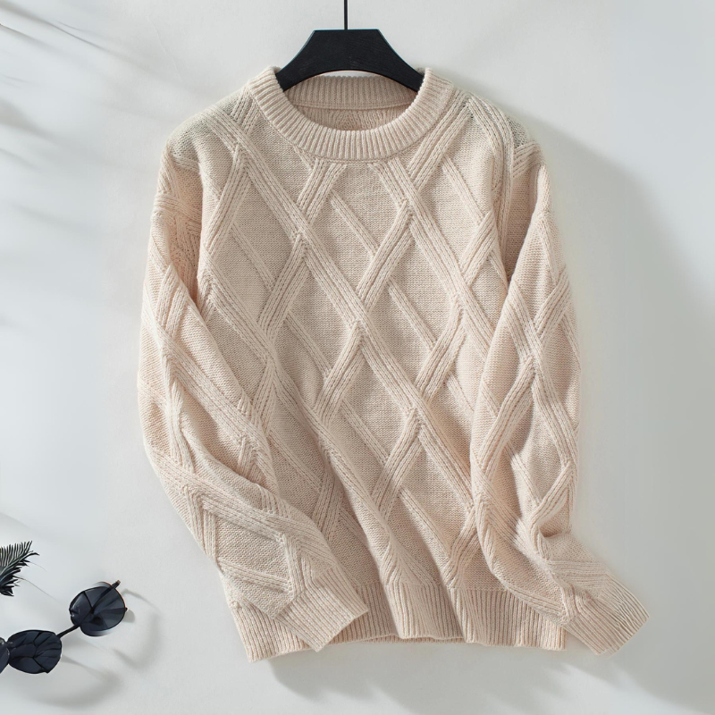 Pull à motif losange | Élégance texturée pour tous les jours