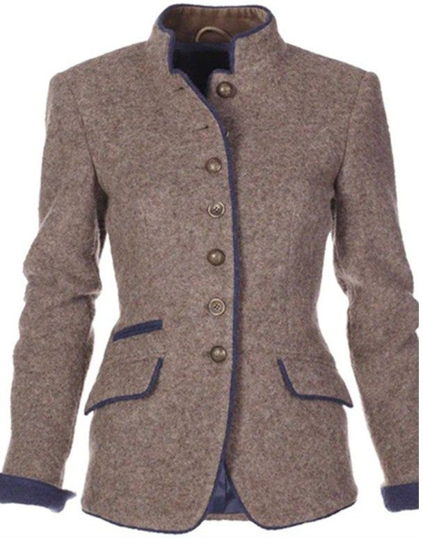 Veste cintrée avec col montant | Élégance classique