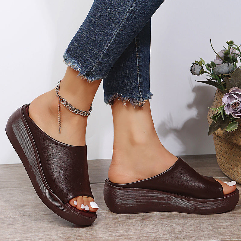 Mules compensées | Confort et style décontracté