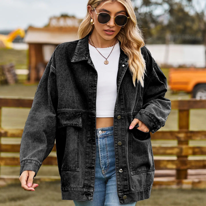 Veste en jean oversize | Look décontracté tendance