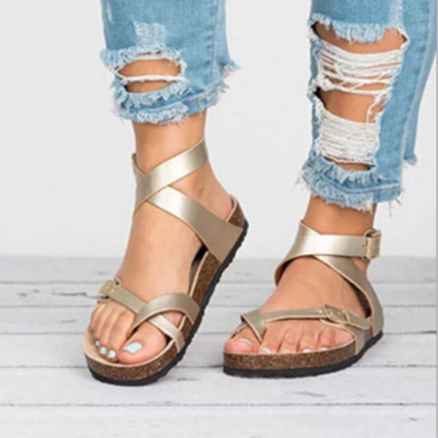 Sandales à brides croisées | Confort et style quotidien