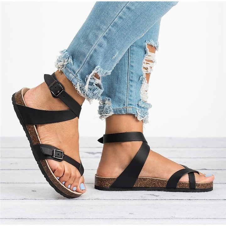 Sandales à brides croisées | Confort et style quotidien