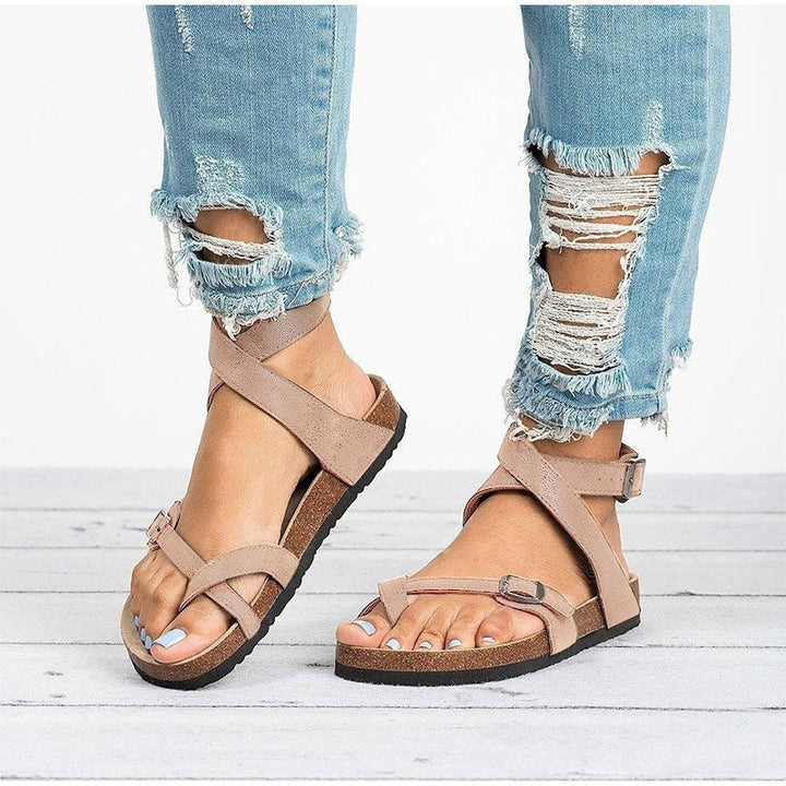Sandales à brides croisées | Confort et style quotidien