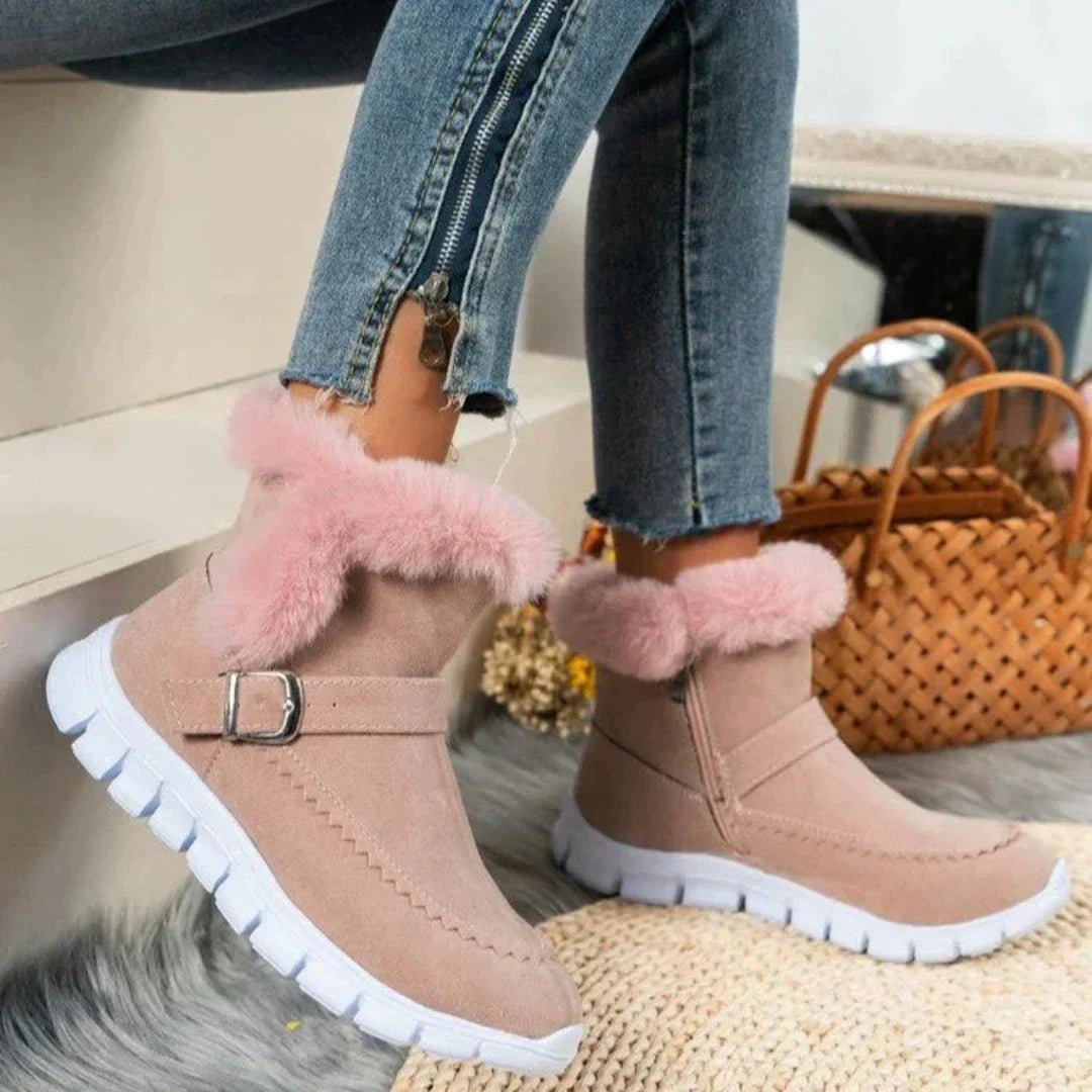 Bottines chaudes en suédine | Confort optimal pour l’hiver