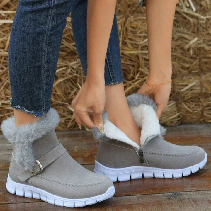 Bottines chaudes en suédine | Confort optimal pour l’hiver