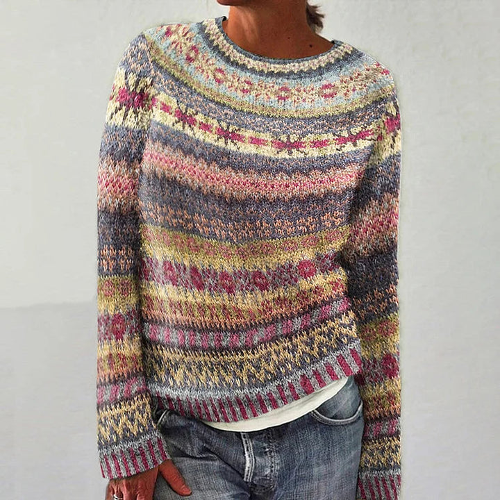 Pull coloré nordique | Style cosy et chaleureux