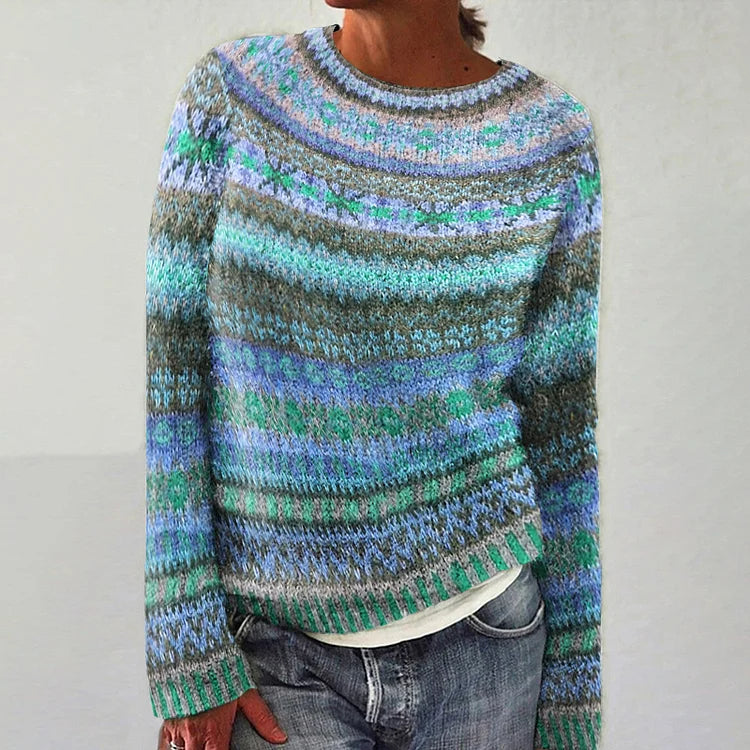 Pull coloré nordique | Style cosy et chaleureux
