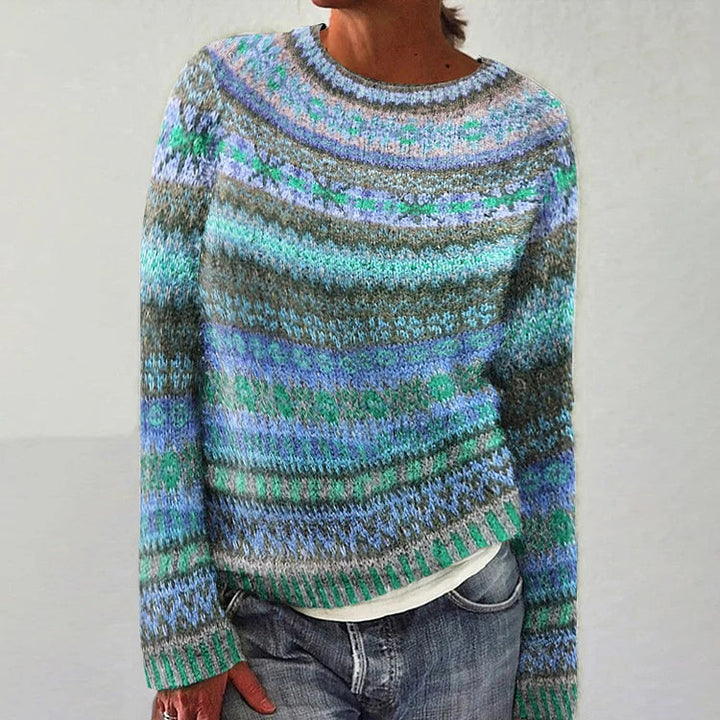 Pull coloré nordique | Style cosy et chaleureux