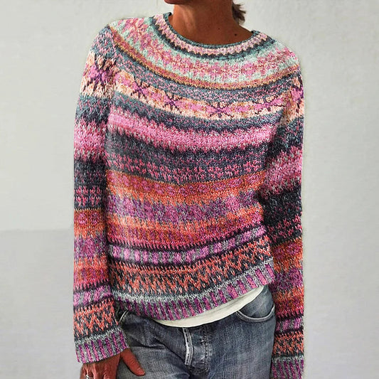 Pull coloré nordique | Style cosy et chaleureux