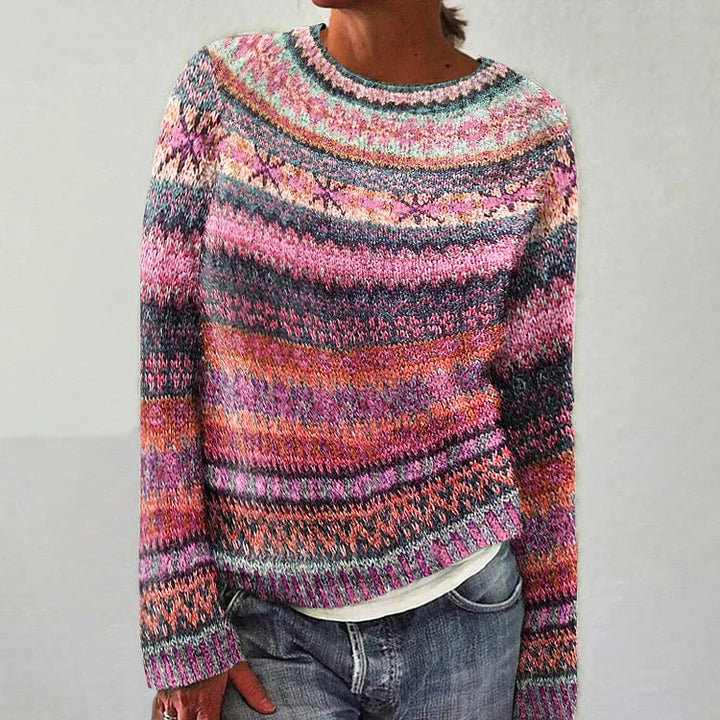 Pull coloré nordique | Style cosy et chaleureux