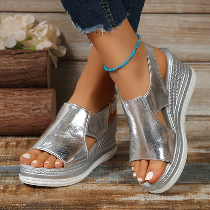 Sandales compensées | Confort chic pour l'été