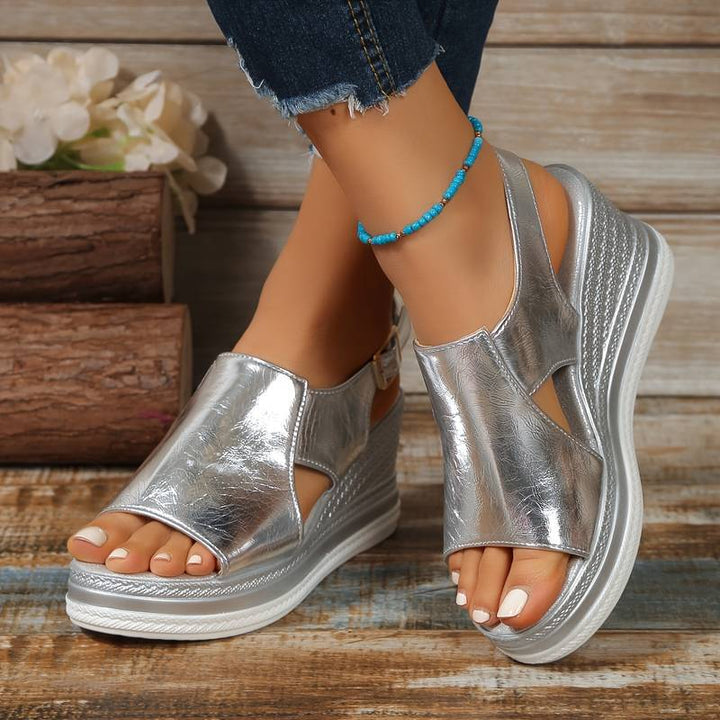 Sandales compensées | Confort chic pour l'été