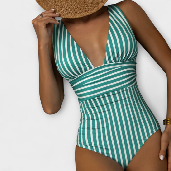 Maillot de bain rayé | Style plage intemporel