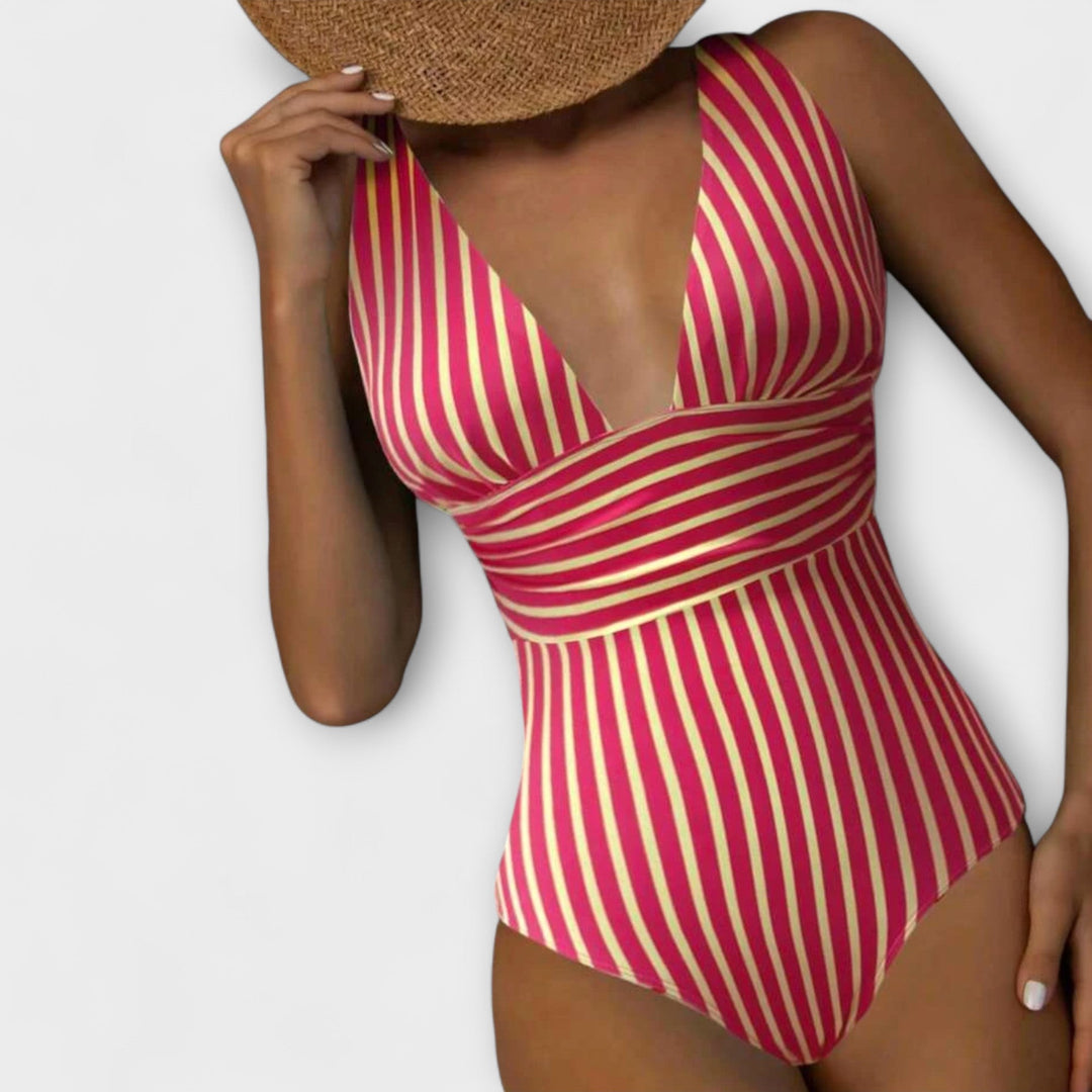 Maillot de bain rayé | Style plage intemporel