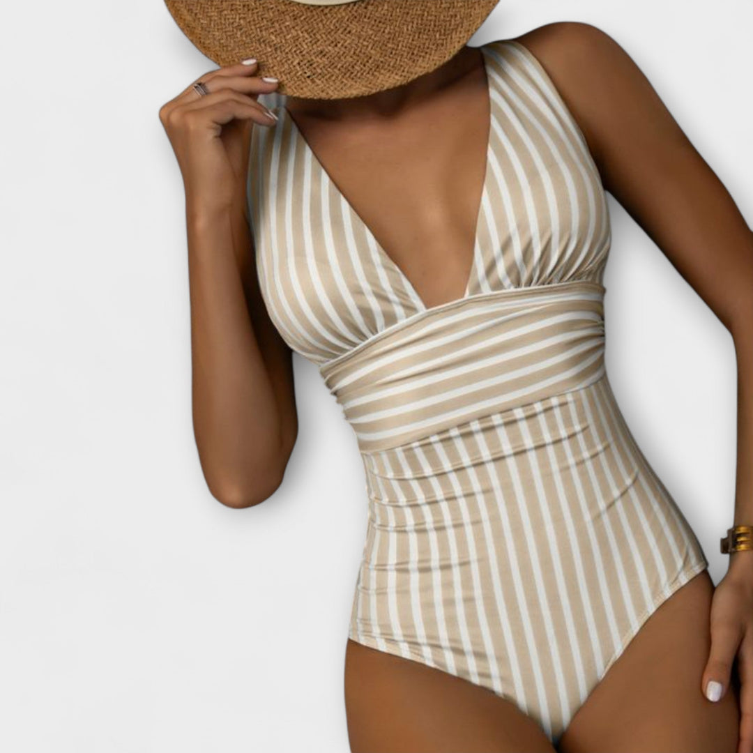 Maillot de bain rayé | Style plage intemporel