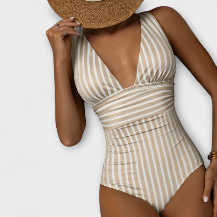 Maillot de bain rayé | Style plage intemporel