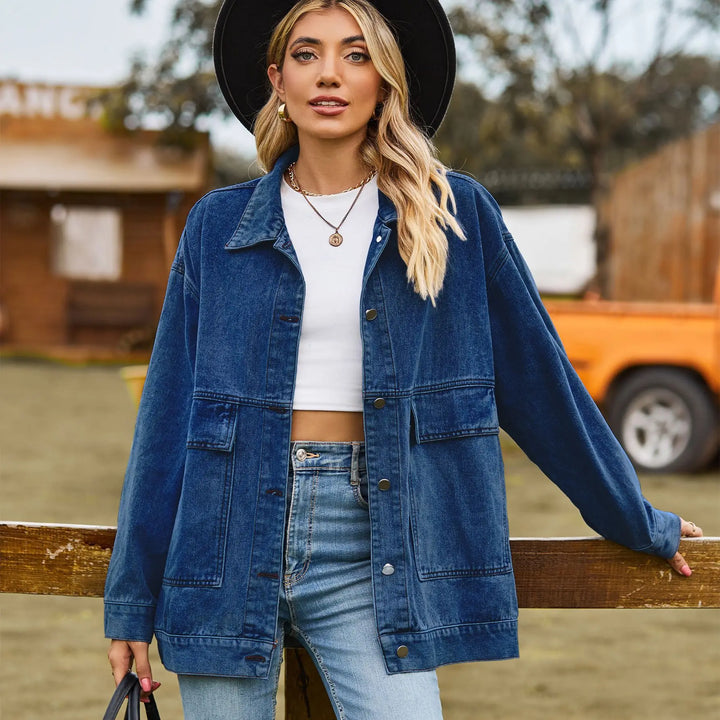 Veste en jean oversize | Look décontracté tendance