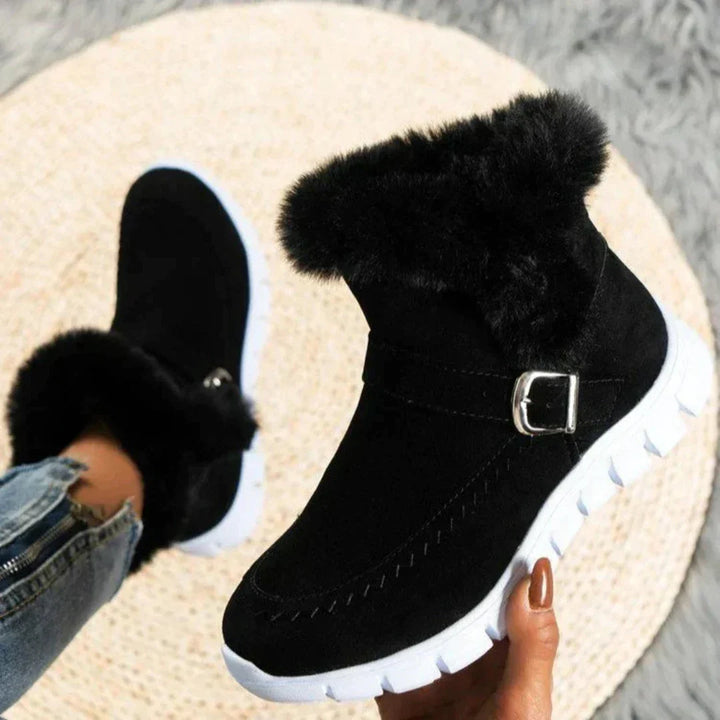 Bottines chaudes en suédine | Confort optimal pour l’hiver