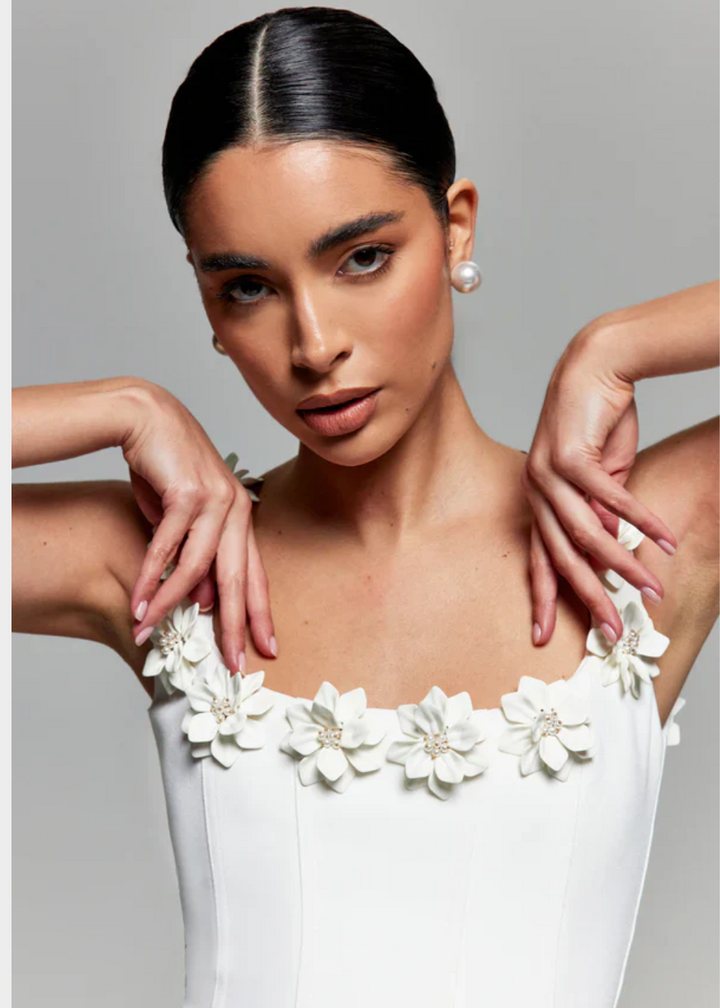 Robe mini élégante à fleurs | Idéale pour un look chic et raffiné