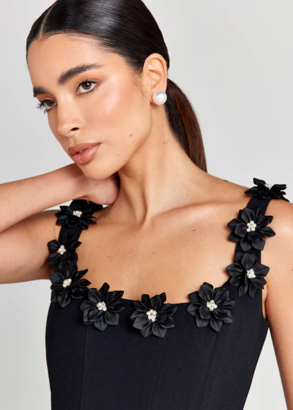 Robe mini élégante à fleurs | Idéale pour un look chic et raffiné