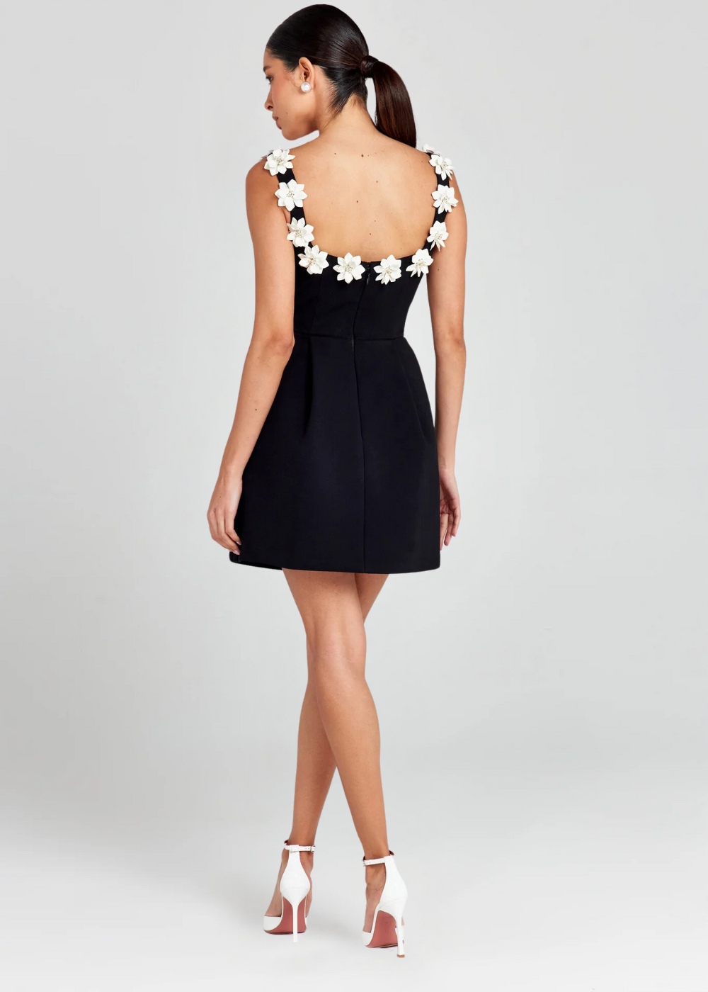Robe mini élégante à fleurs | Idéale pour un look chic et raffiné