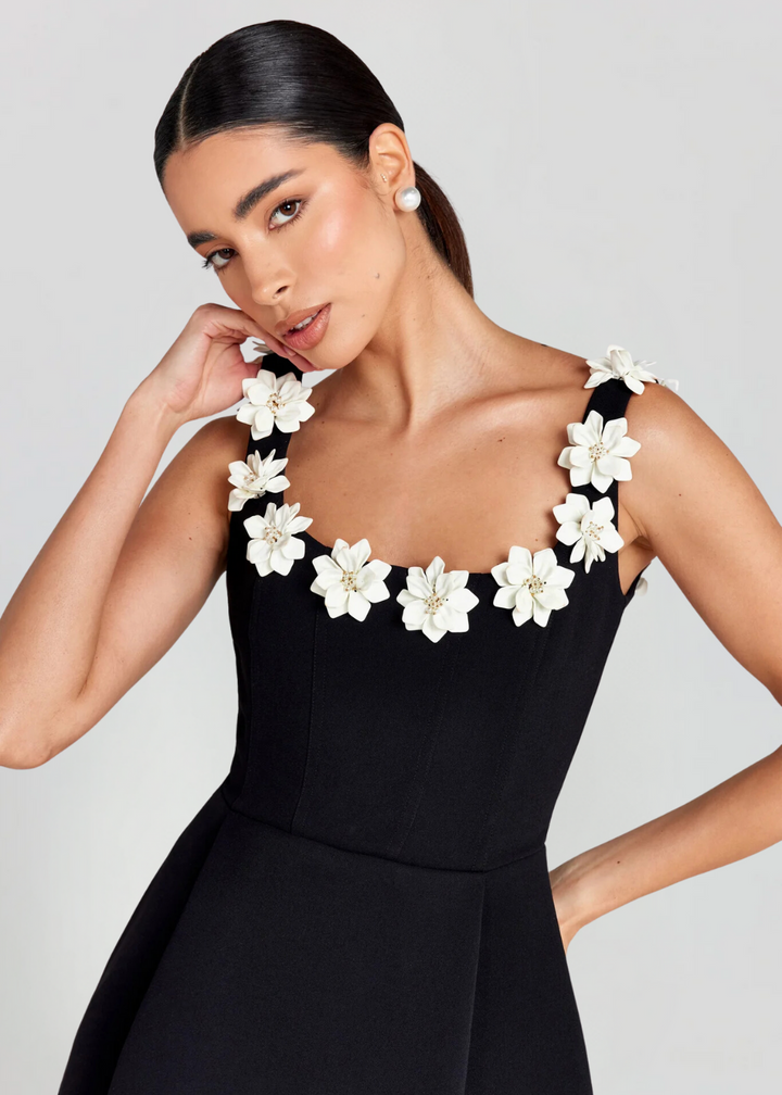 Robe mini élégante à fleurs | Idéale pour un look chic et raffiné