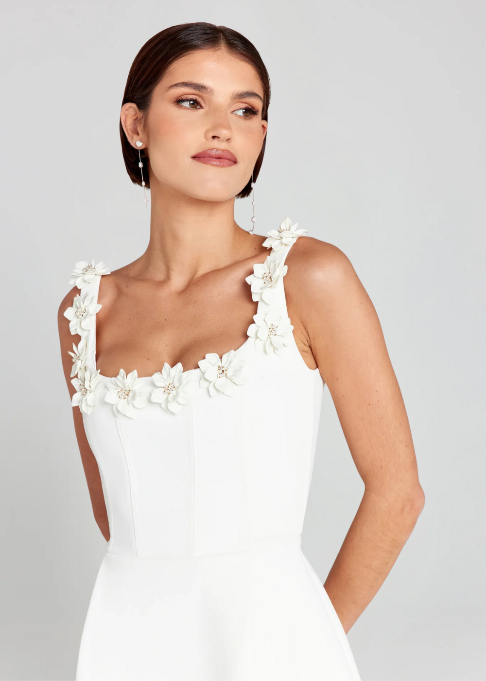 Robe mini élégante à fleurs | Idéale pour un look chic et raffiné