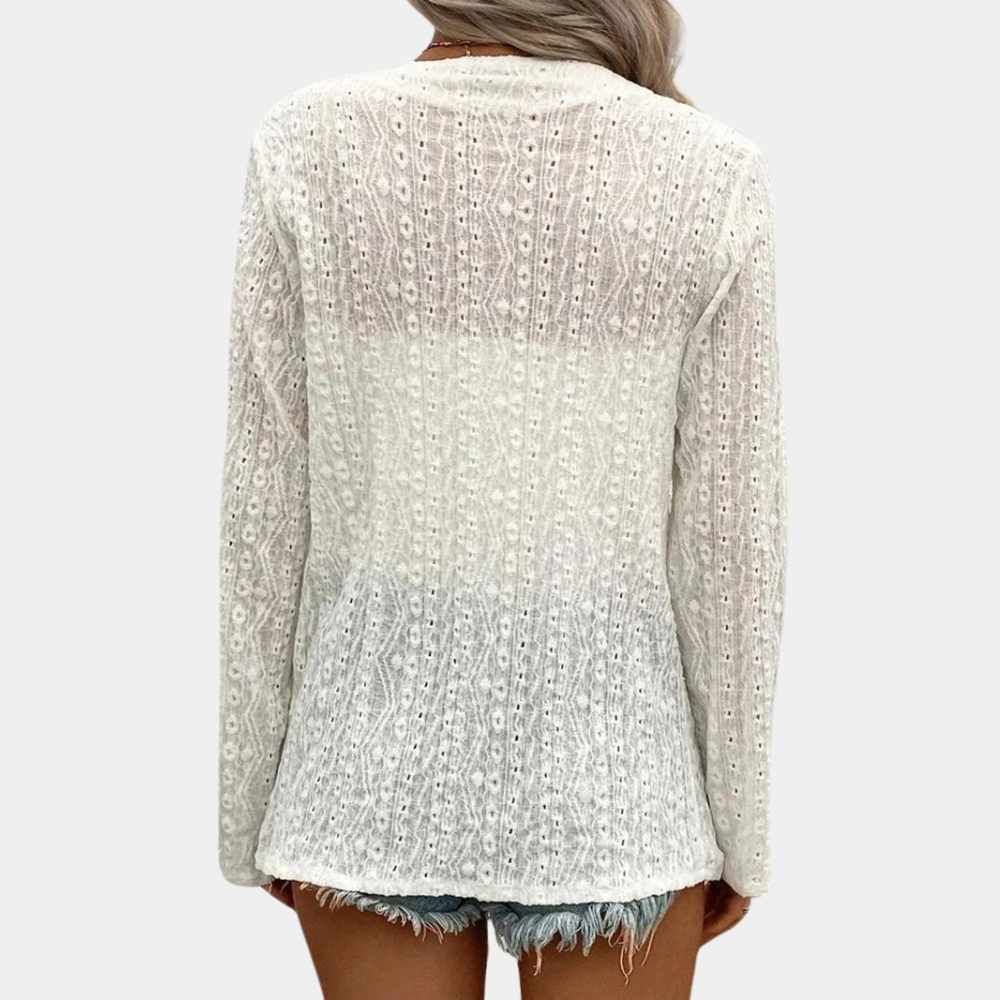 Cardigan ajouré | Léger pour l'été