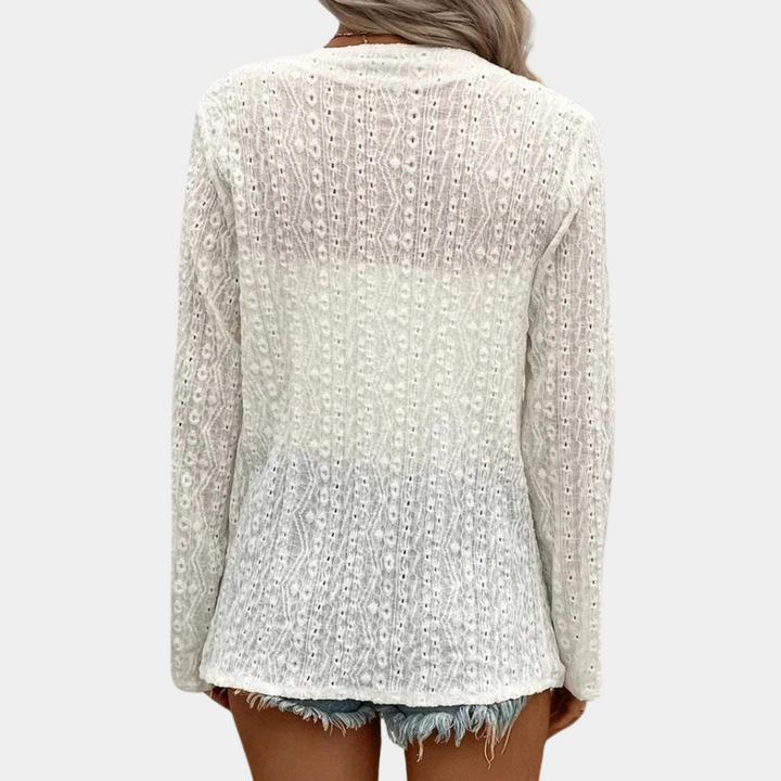 Cardigan ajouré | Léger pour l'été