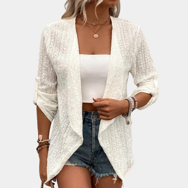 Cardigan ajouré | Léger pour l'été