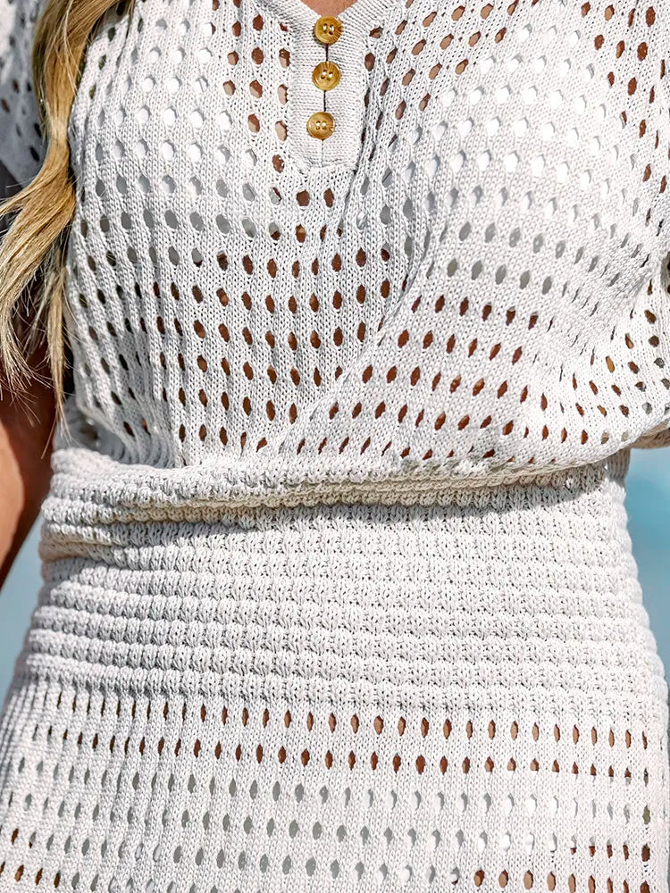 Robe de plage femme | Style léger et ajouré parfait pour l’été