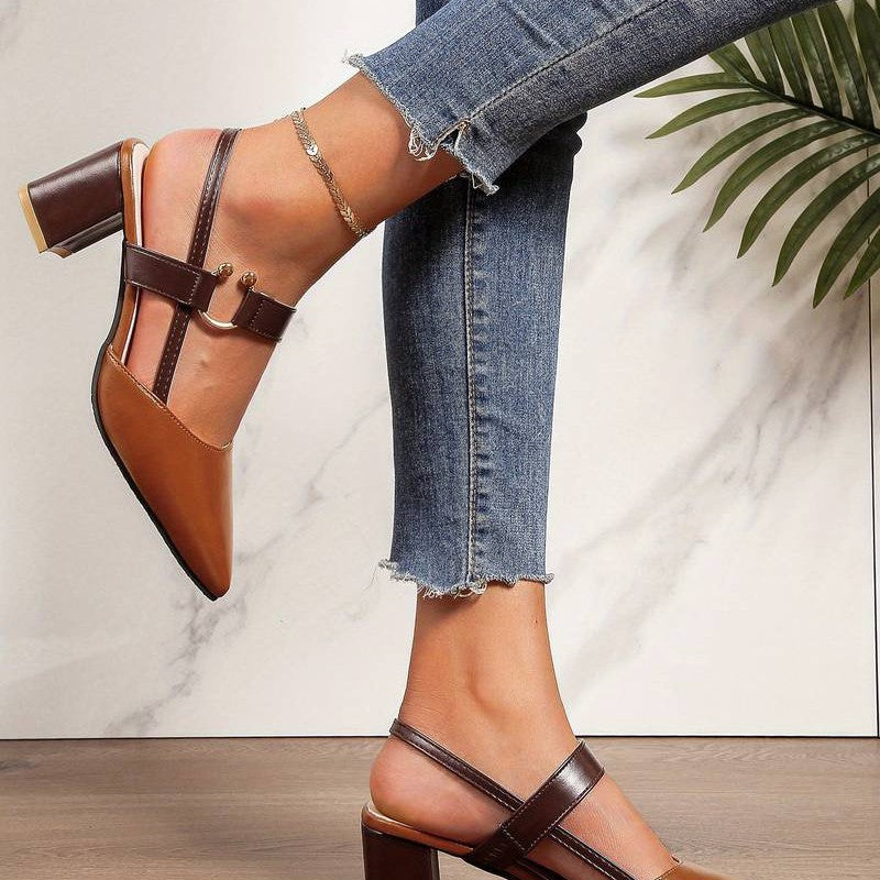 Chaussures à talons bloc | Élégance quotidienne