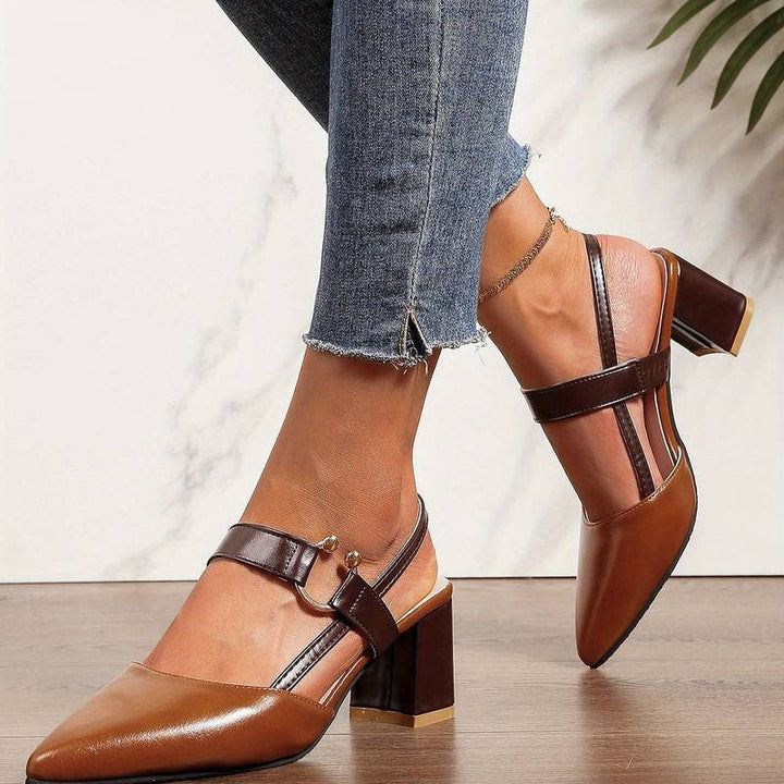 Chaussures à talons bloc | Élégance quotidienne