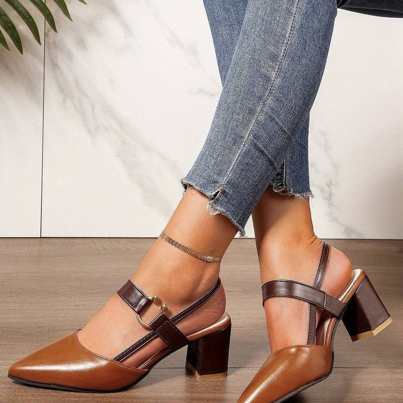 Chaussures à talons bloc | Élégance quotidienne