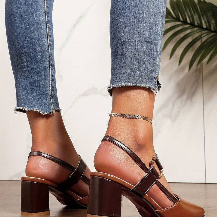 Chaussures à talons bloc | Élégance quotidienne