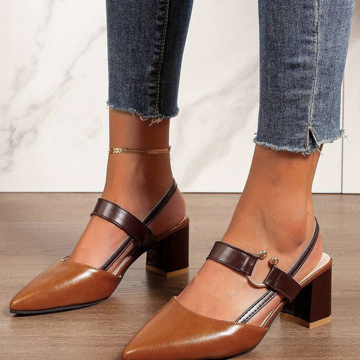 Chaussures à talons bloc | Élégance quotidienne