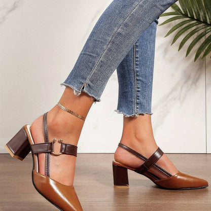 Chaussures à talons bloc | Élégance quotidienne